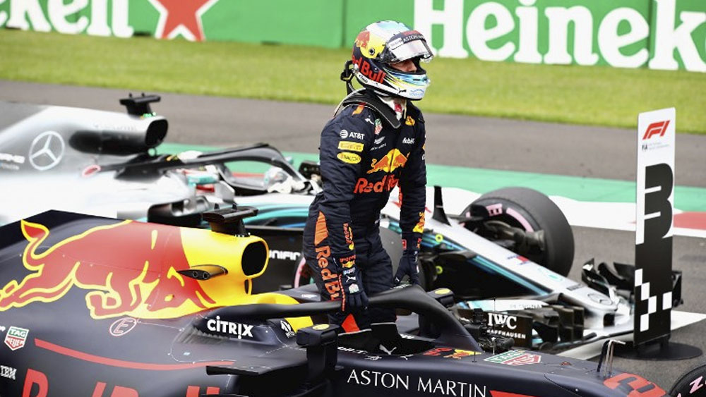 Ricciardo logra la pole position del GP de México