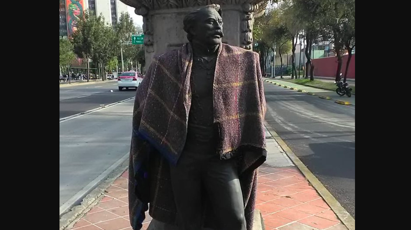 Detienen a hombre por robar estatua de Paseo de la Reforma