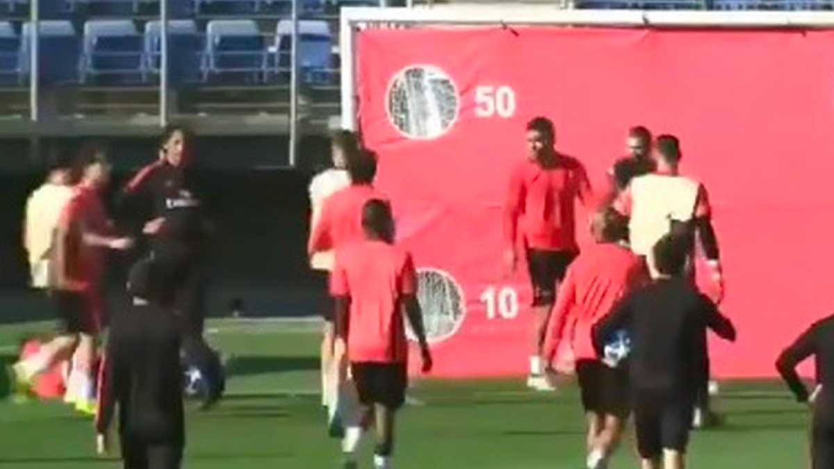 #Video Ramos da dos balonazos a canterano en venganza a golpe accidental