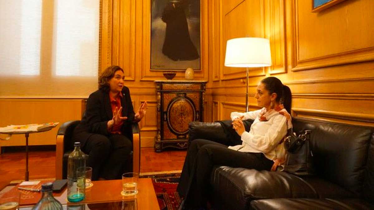 Sheinbaum estrecha relaciones con alcaldesa de Barcelona Sheinbaum estrecha relaciones con alcaldesa de Barcelona