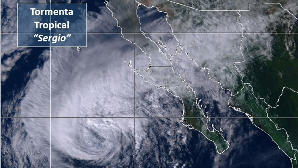 Suspenden clases en BCS por tormenta tropical Sergio