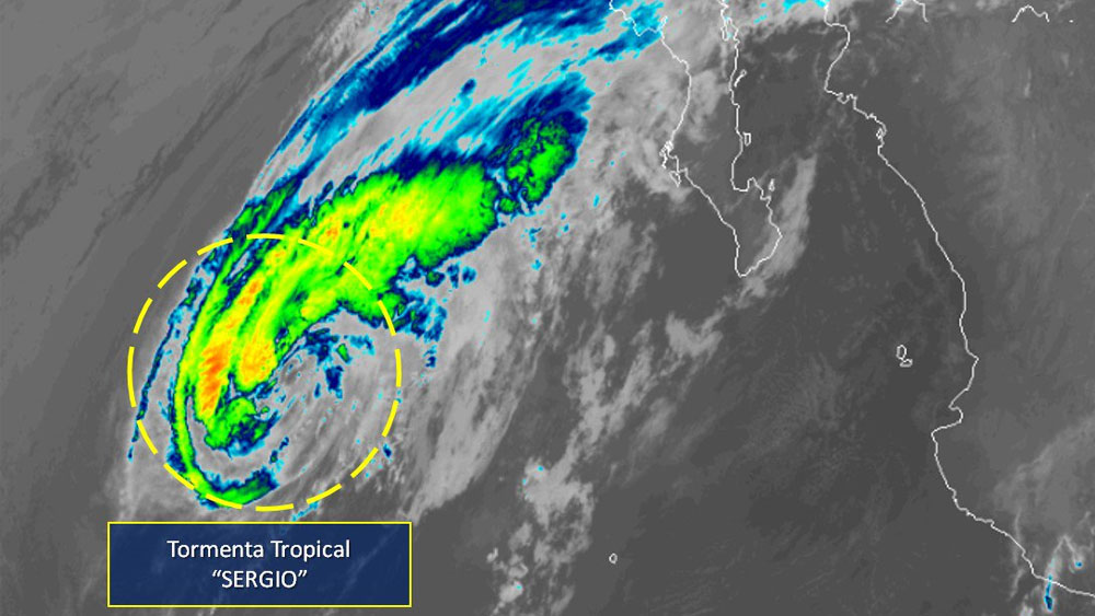 Suspenden clases en BCS por tormenta tropical Sergio Suspenden clases en BCS por tormenta tropical Sergio