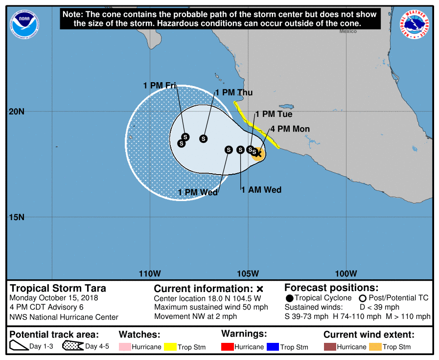 Activan Plan Marina en Colima, Jalisco y Michoacán por Tara - tormenta-tropical-tara