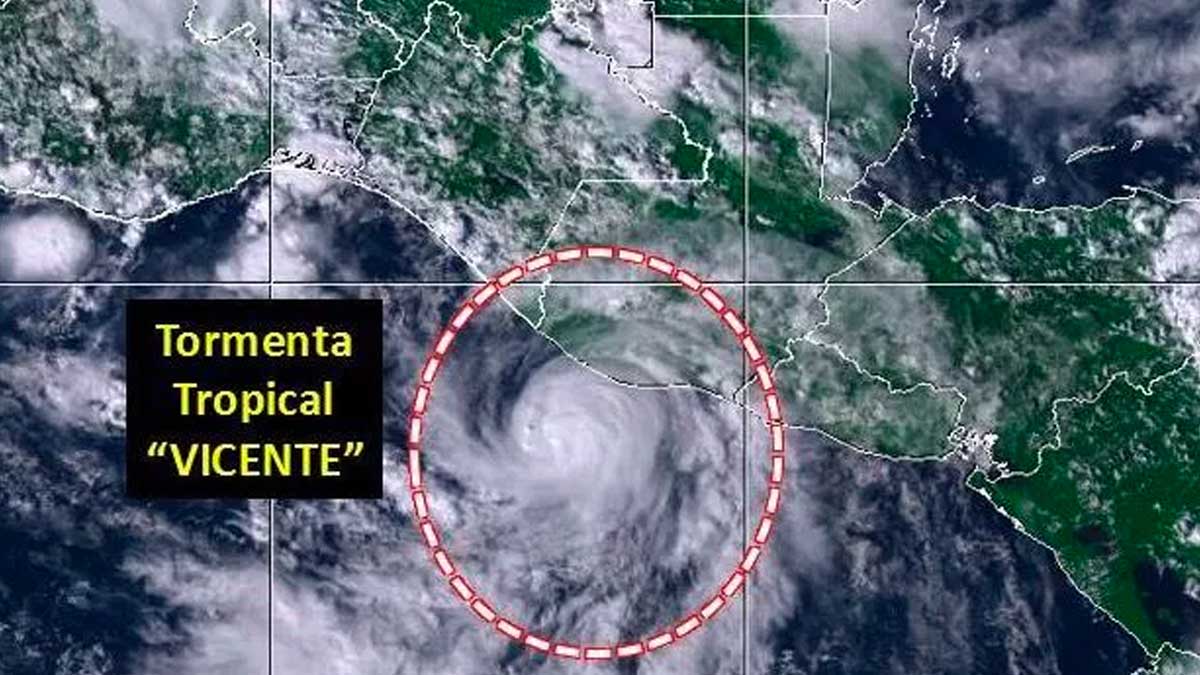 Guerrero espera lluvias fuertes por tormentas tropicales Vicente y Willa