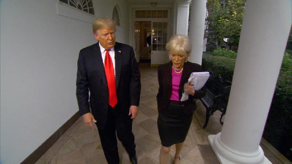 Trump reconoce el cambio climático pero no que es causado por el hombre - trump-recorre-la-casa-blanca-con-lesley-stahl