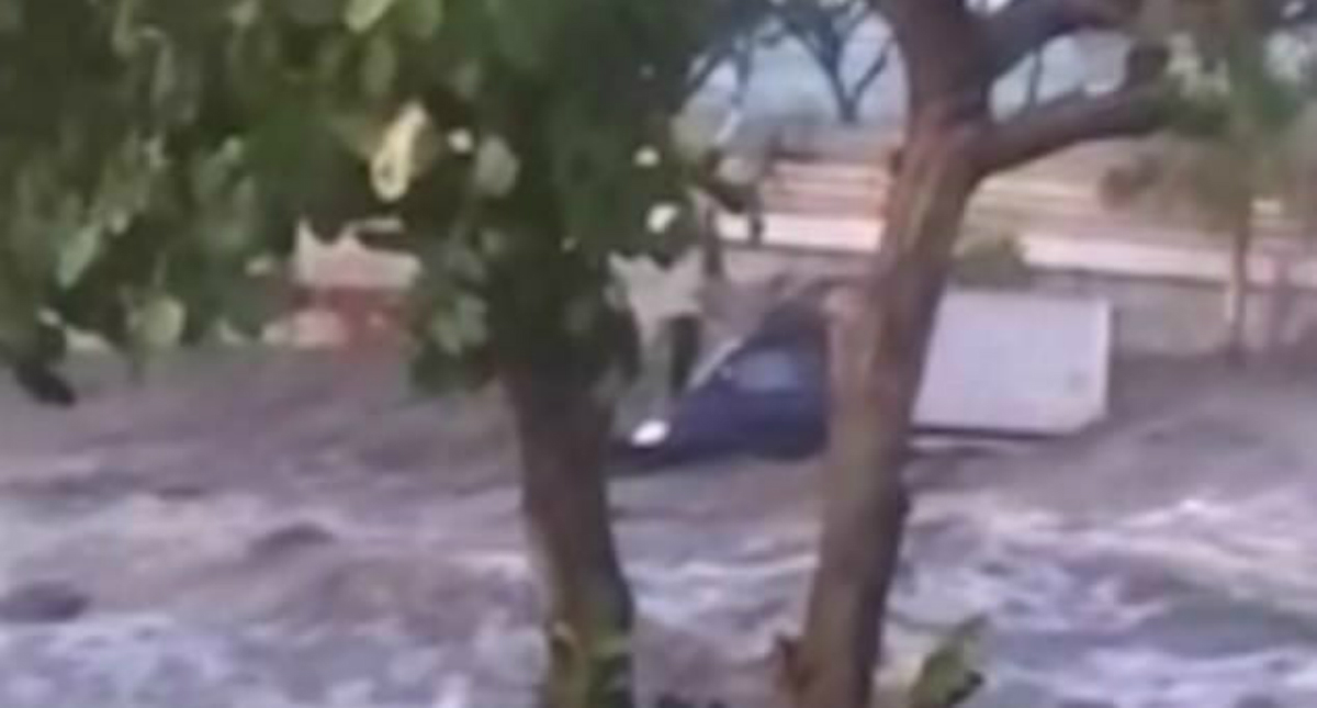 #Video Tsunami transforma calles en ríos en Indonesia