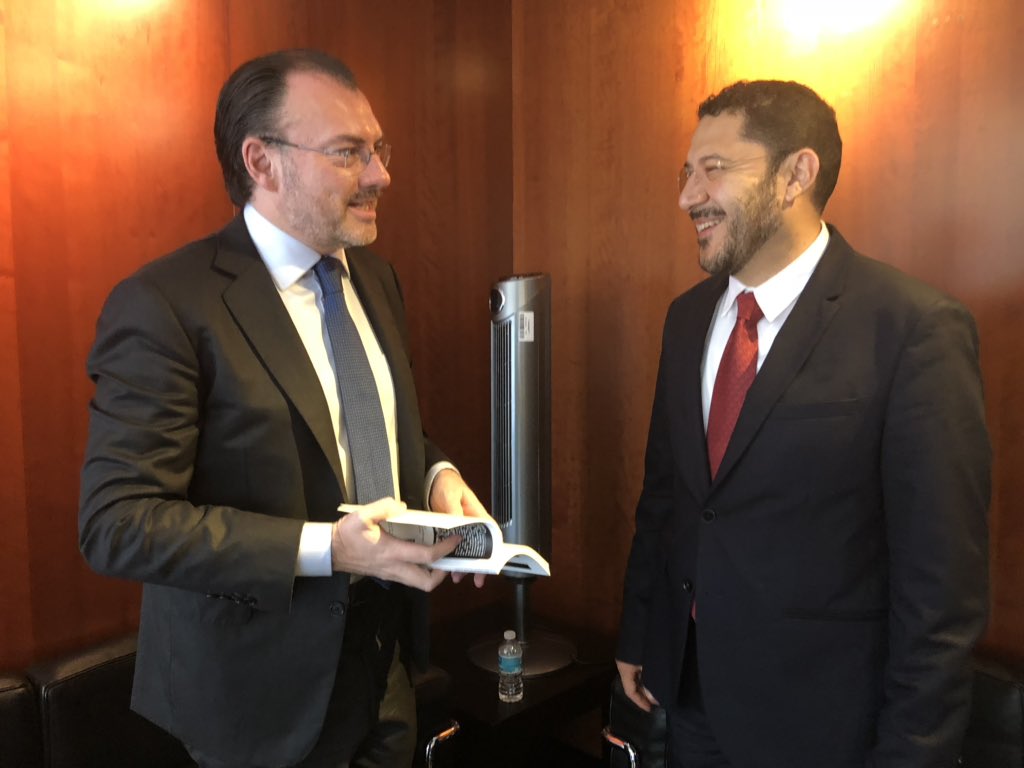 Videgaray sostiene encuentro con líderes del Senado por USMCA - videgaray-batres1