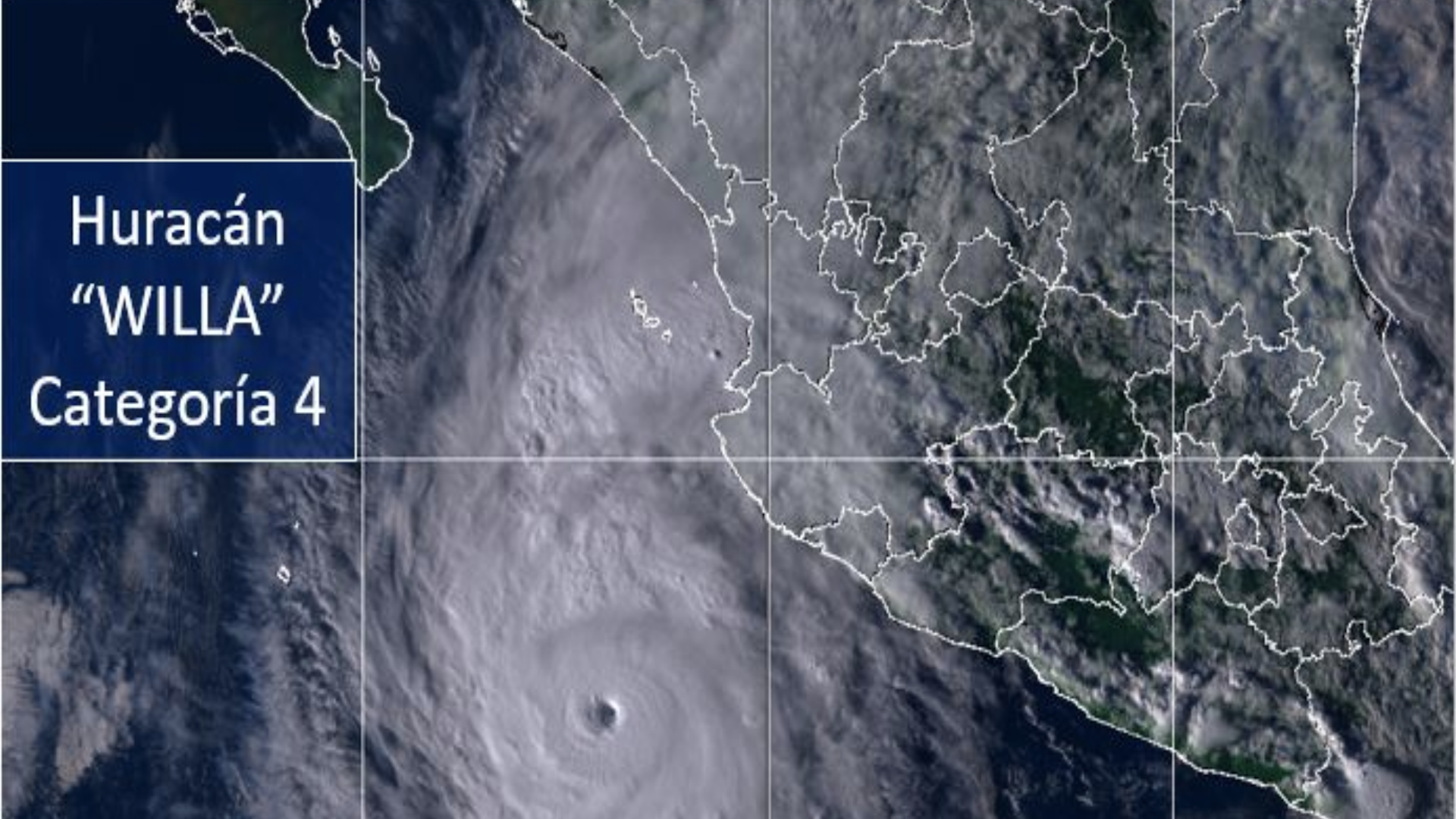 ‘Willa’, ahora poderoso huracán categoría 4