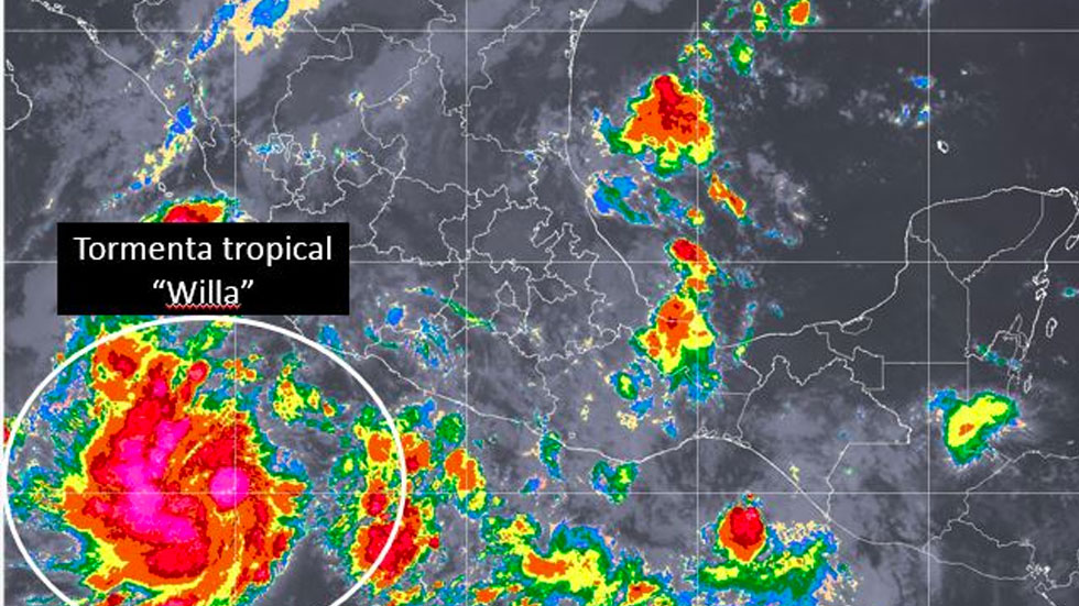 Guerrero espera lluvias fuertes por tormentas tropicales Vicente y Willa - willa