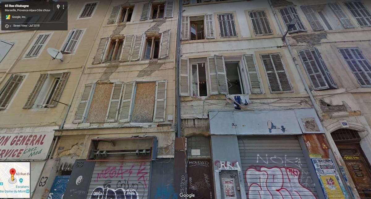 Recuperan dos cadáveres en derrumbe de edificios en Marsella - 65-daubagne-antes