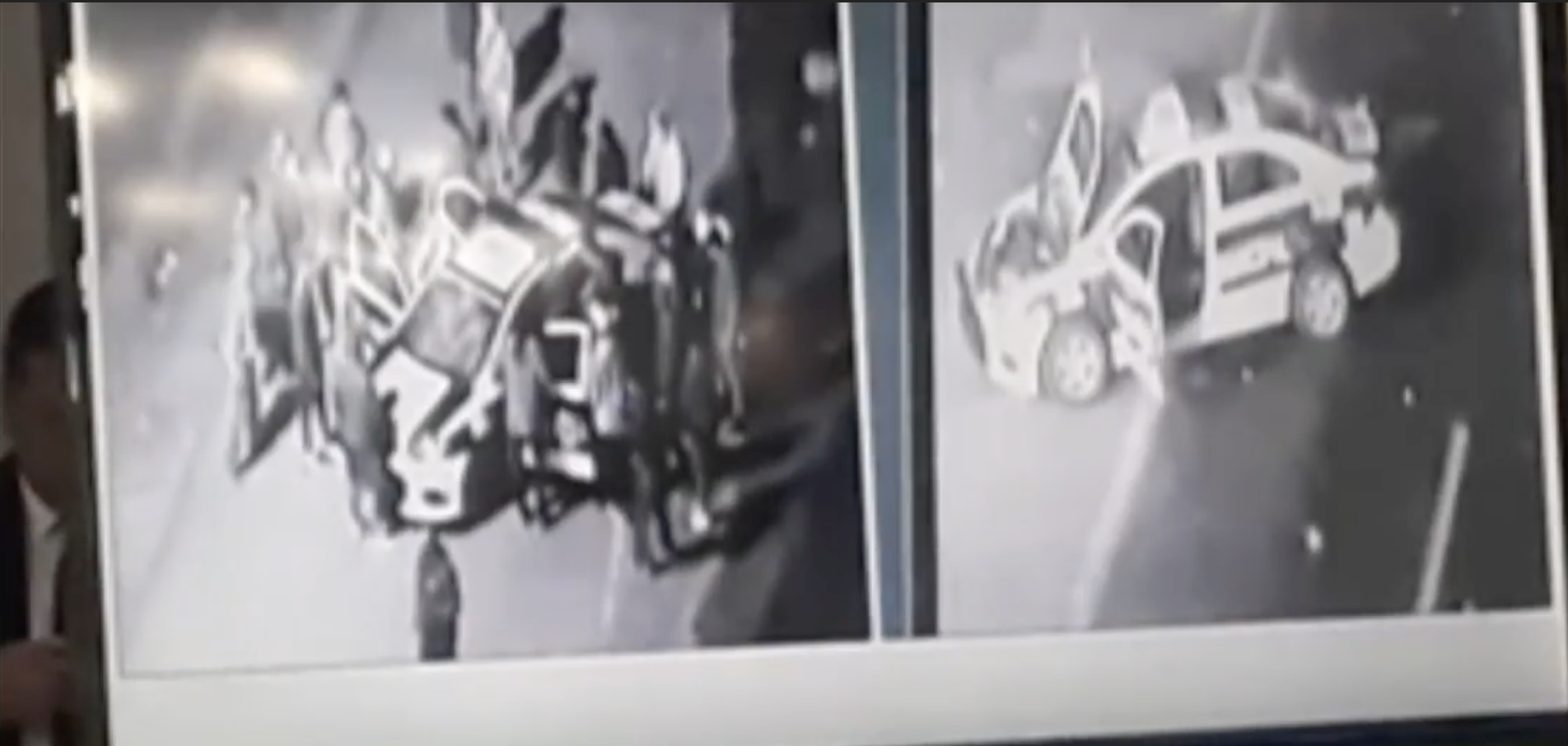 Mantienen bloqueo de la México-Pachuca; queman otra patrulla y hay saqueos - agresion-policias-mexico-pachuca-2