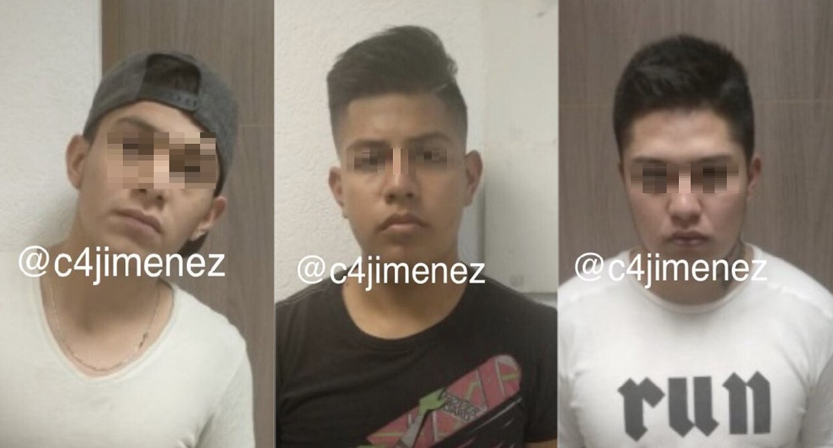 Detienen a tres jóvenes por golpear a policía en la Benito Juárez - agresores-de-policia-en-la-benito-juarez