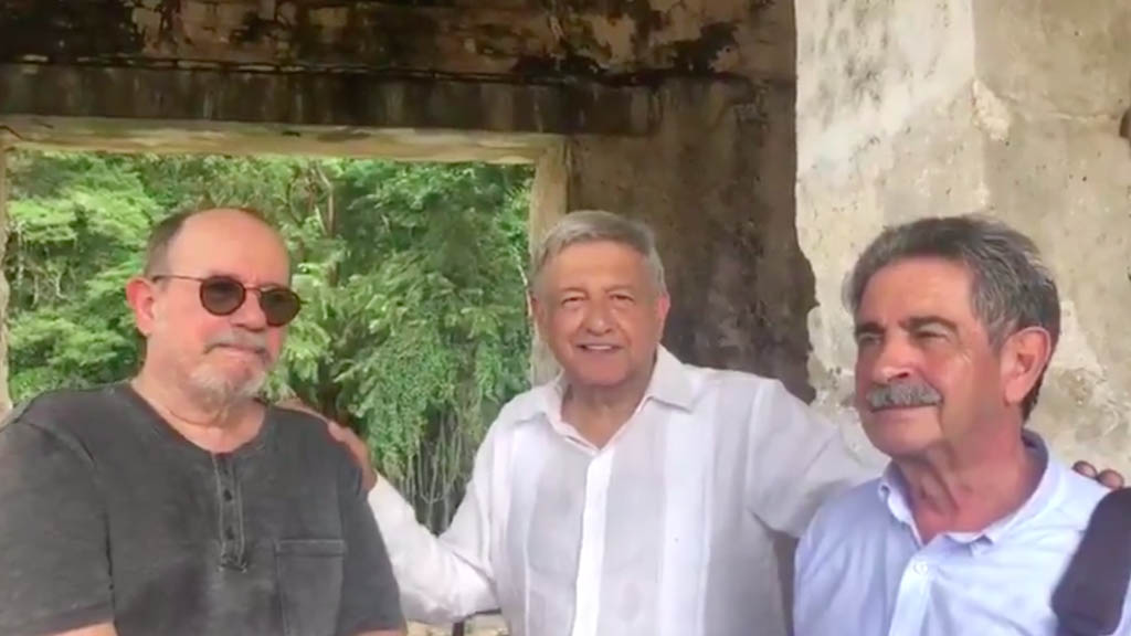 López Obrador toma descanso en Palenque, Chiapas López Obrador toma descanso en Palenque, Chiapas