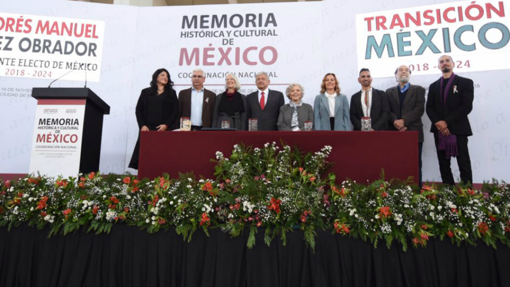 Creará AMLO coordinación de Memoria Histórica y Cultural de México Creará AMLO coordinación de Memoria Histórica y Cultural de México