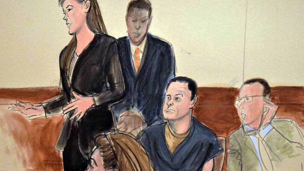 Blindarán Nueva York por juicio contra "El chapo" - audiencia-joaquin-guzman