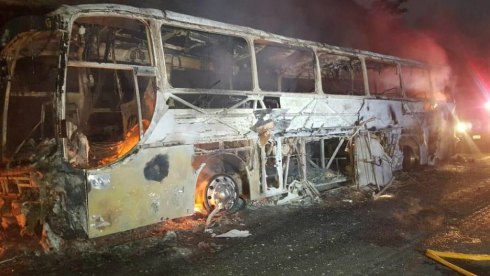 Se incendia autobús en Veracruz donde viajaban 45 alumnos de la UNAM