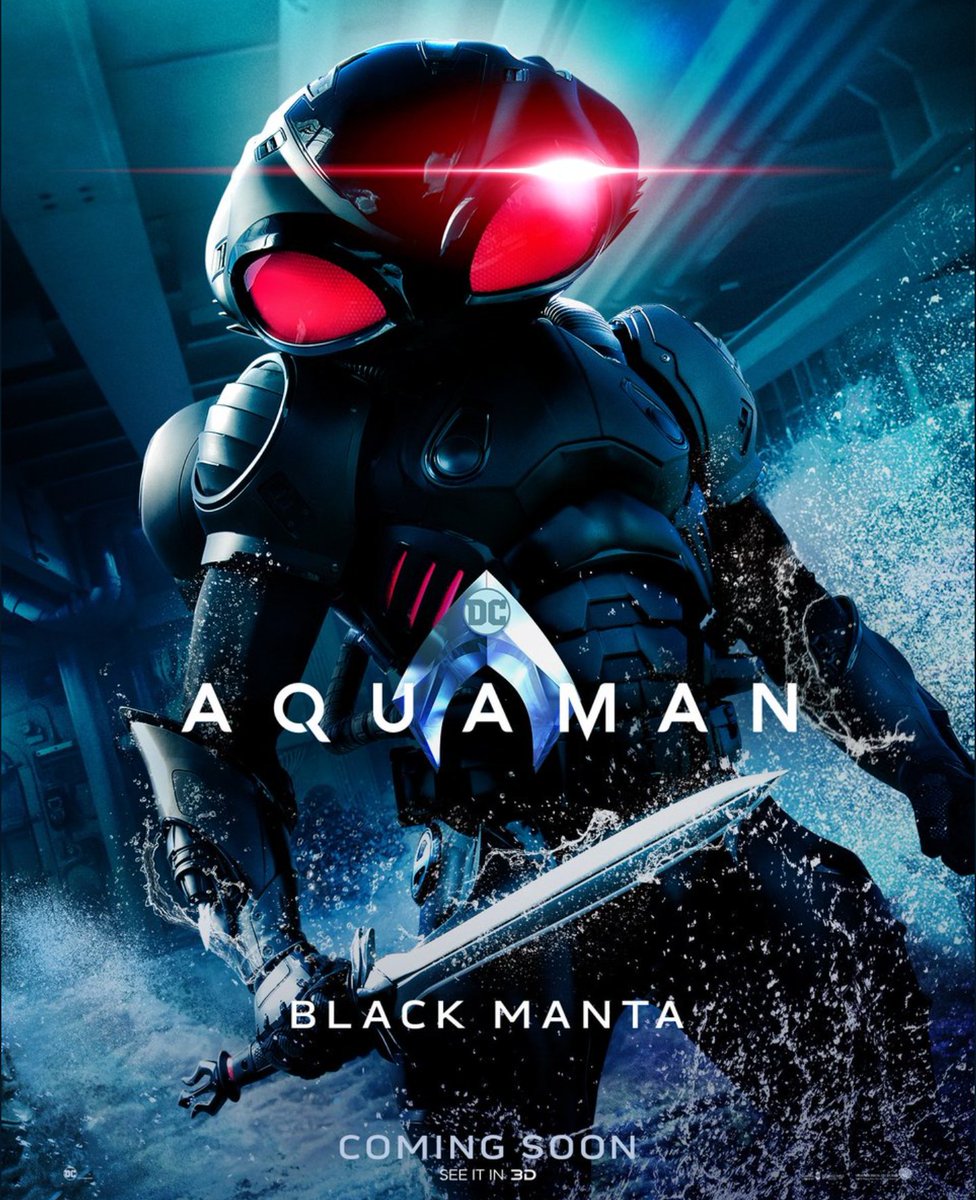 Dan nuevo vistazo a Aquaman con siete pósteres - black-manta