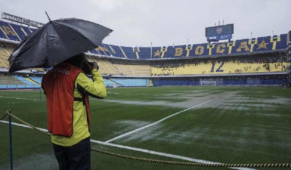 Suspenden la final de la Libertadores por mal clima; se jugará el domingo