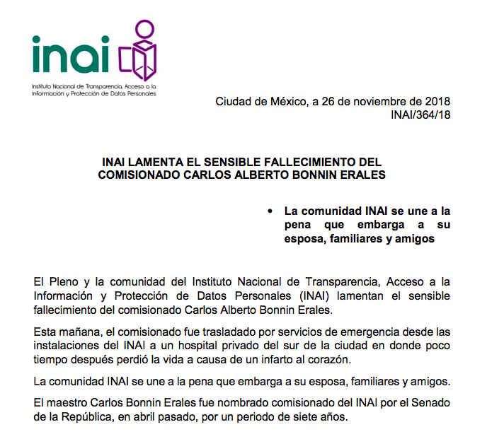 Carlos Bonnin, comisionado del INAI, murió tras caer de un quinto piso - captura-de-pantalla-2018-11-27-a-las-141702