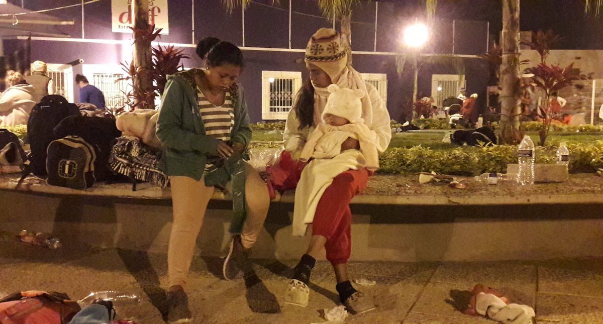 Sale caravana migrante de Irapuato. Se dirige hacia Guadalajara