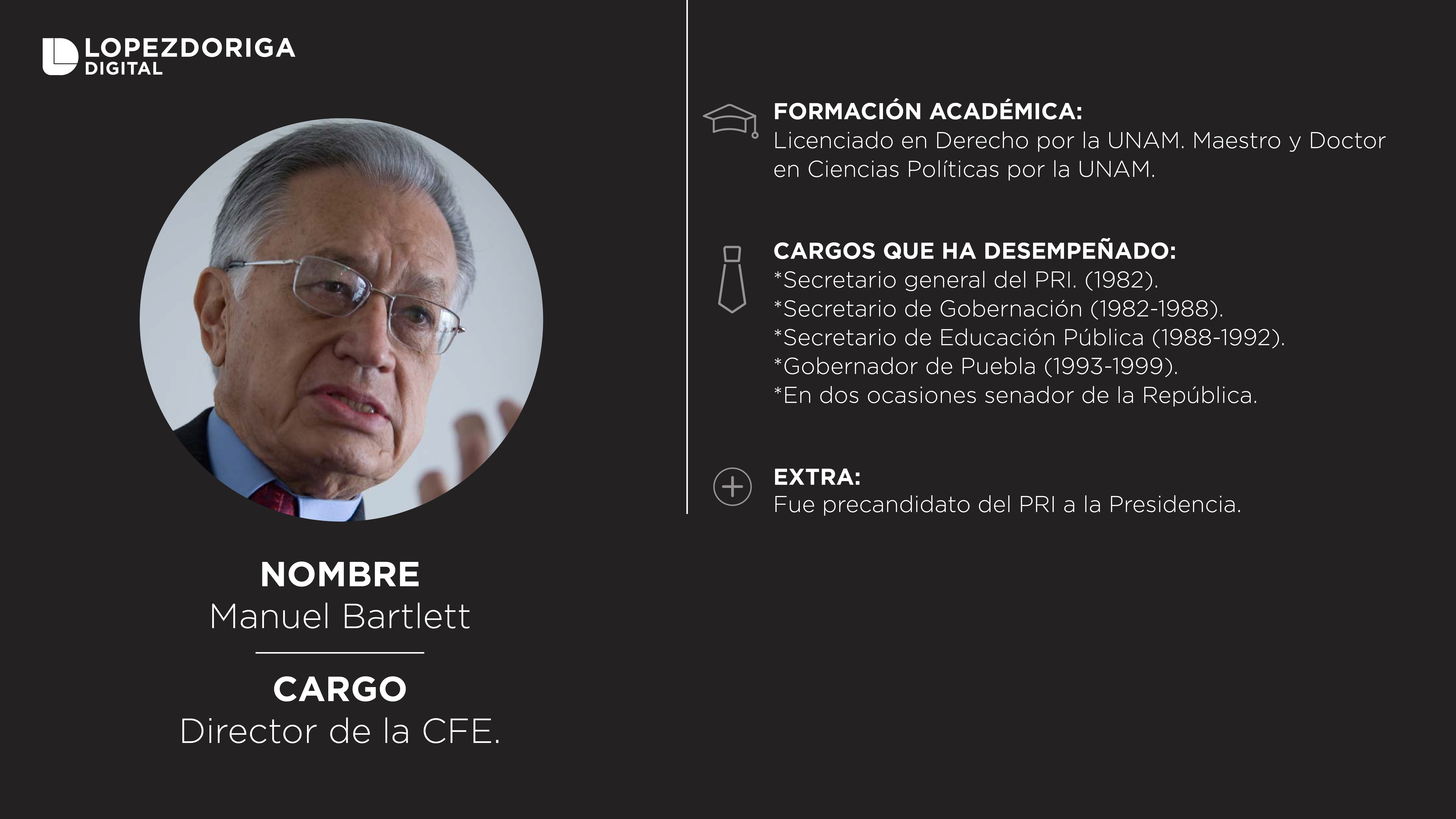 El gabinete de Andrés Manuel López Obrador - cfe