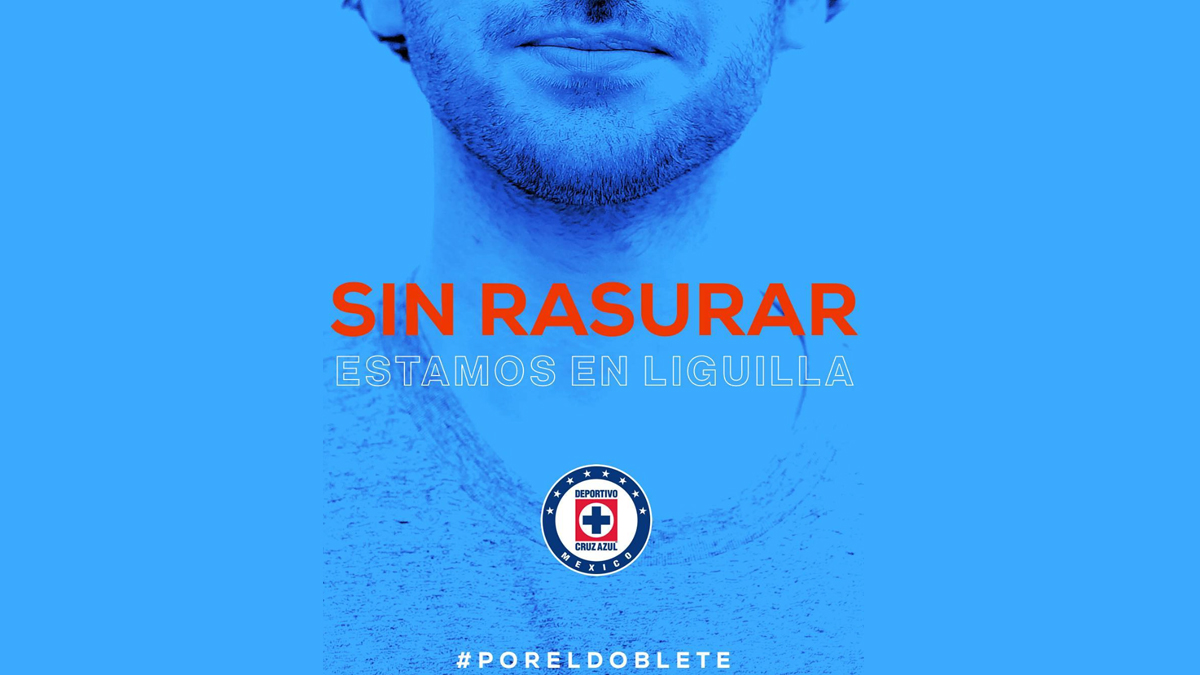 Cruz Azul invita a aficionados a no quitarse la barba