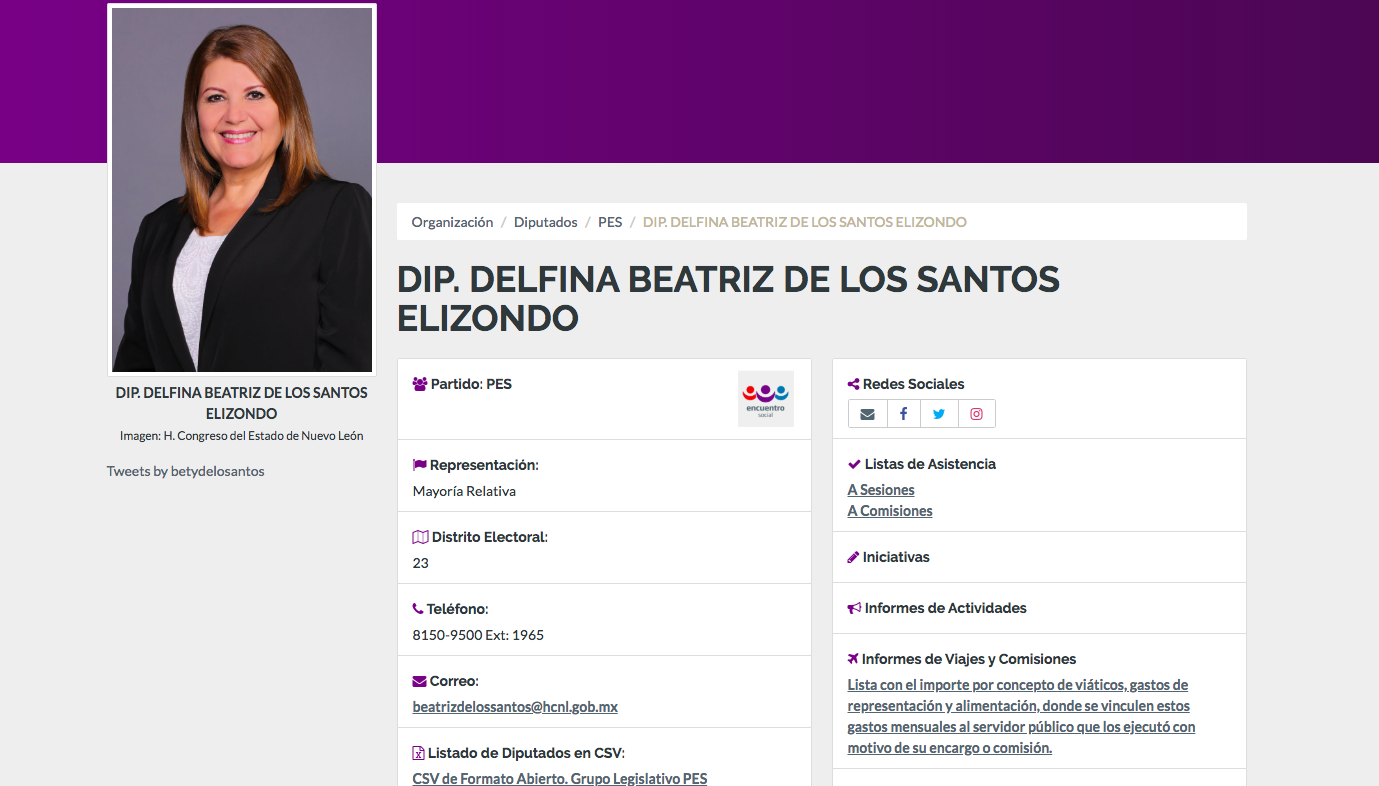 Diputada de Nuevo León cambia de partido tres veces en un mes - delfina-de-los-santos-1