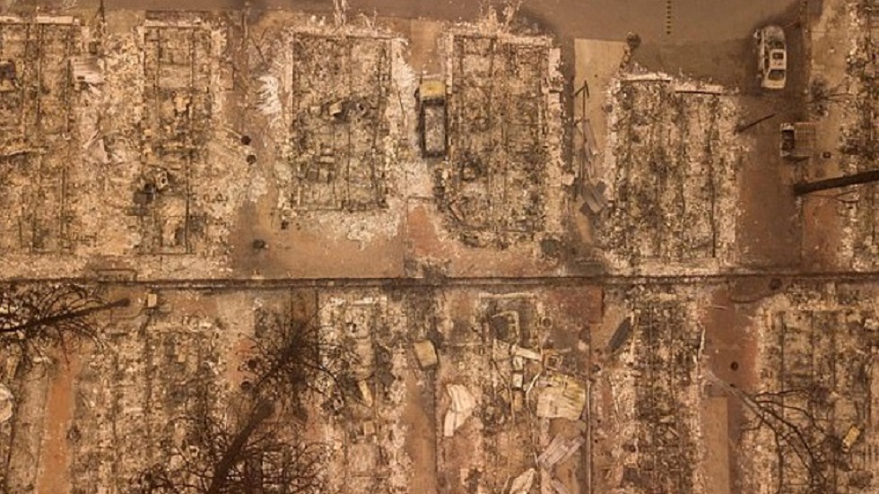 El antes y el después del Camp Fire en la ciudad de Paradise - despues-1