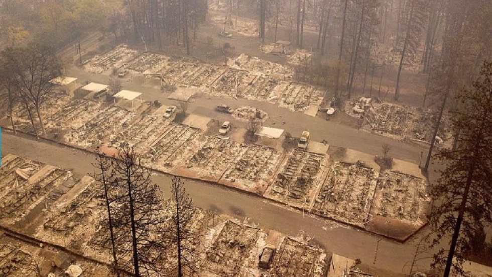 El antes y el después del Camp Fire en la ciudad de Paradise - despues-2