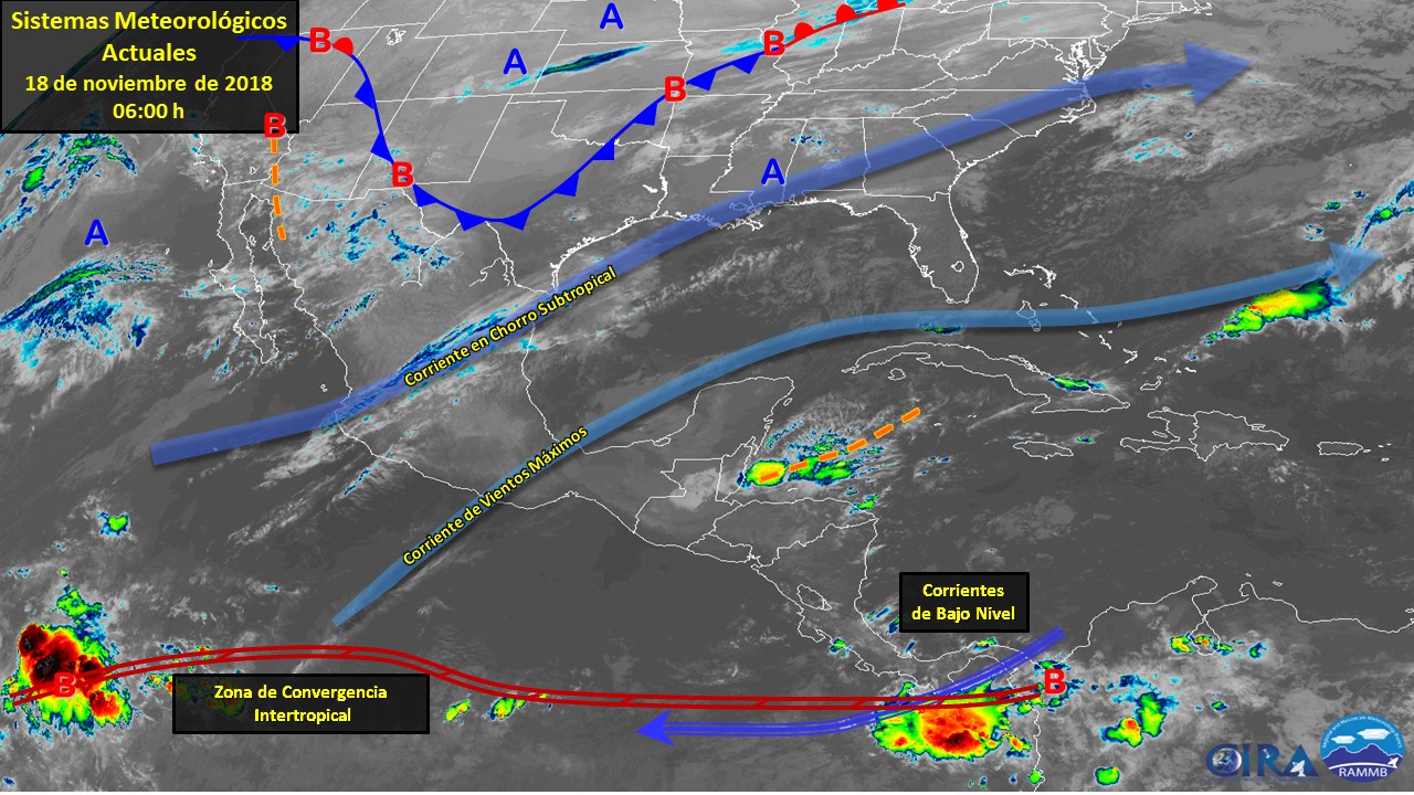 Frente frío provocará tormentas en el norte y noreste de México - domingo-18-de-nov-2