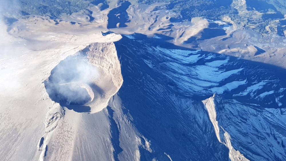 Detectan domo de lava en volcán Popocatépetl