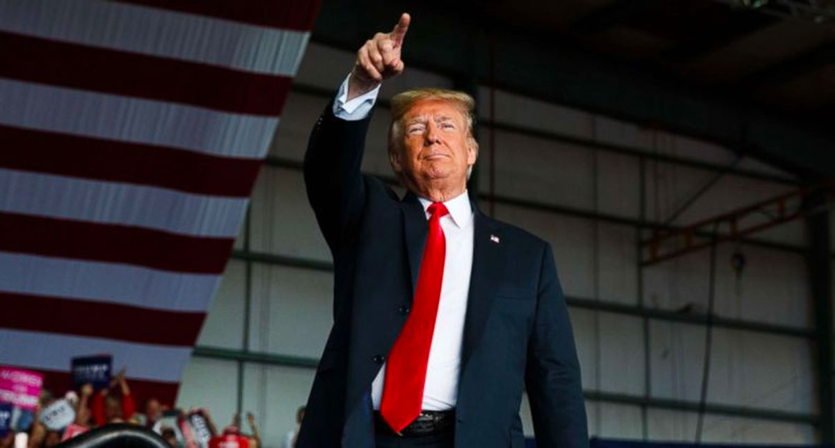 Casi 60 por ciento de los estadounidenses no quiere reelección de Trump