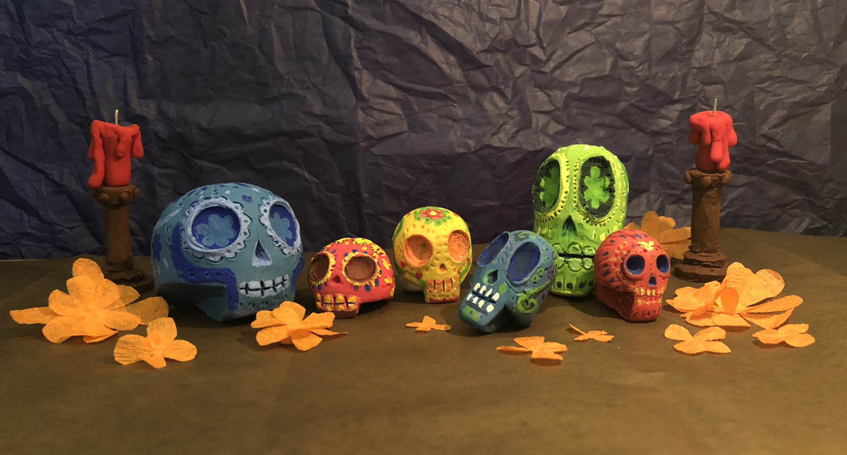Ofrenda de Google esconde un proceso creativo artesanal - doodle-arcilla-dia-de-muertos-mexico-2018