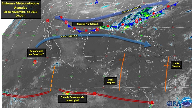 Pronostican baja de temperaturas y lluvias en norte y noreste del país - dretppwvsaa61fa