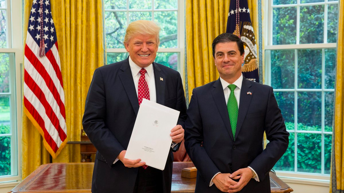 Se despide Gerónimo Gutiérrez, embajador de México en Estados Unidos