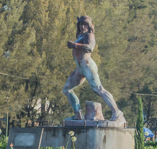 Tlahuicole, el Aquiles mesoamericano - escultura