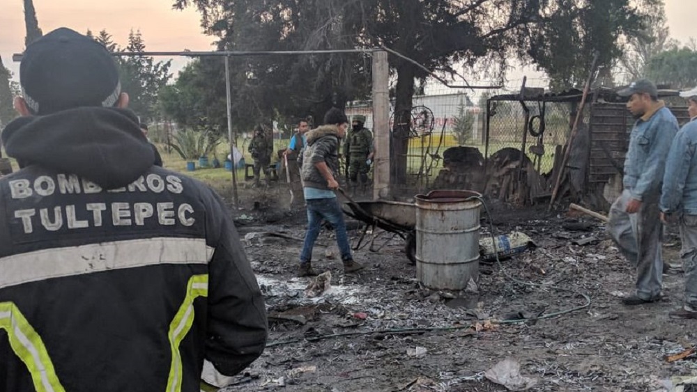 #Video Doble explosión de polvorín en Tultepec