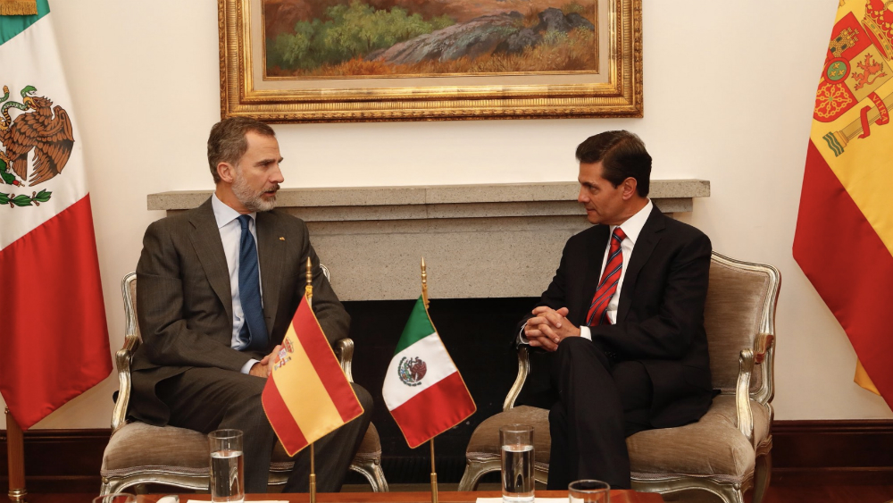 Peña Nieto y el Rey de España se reunieron
