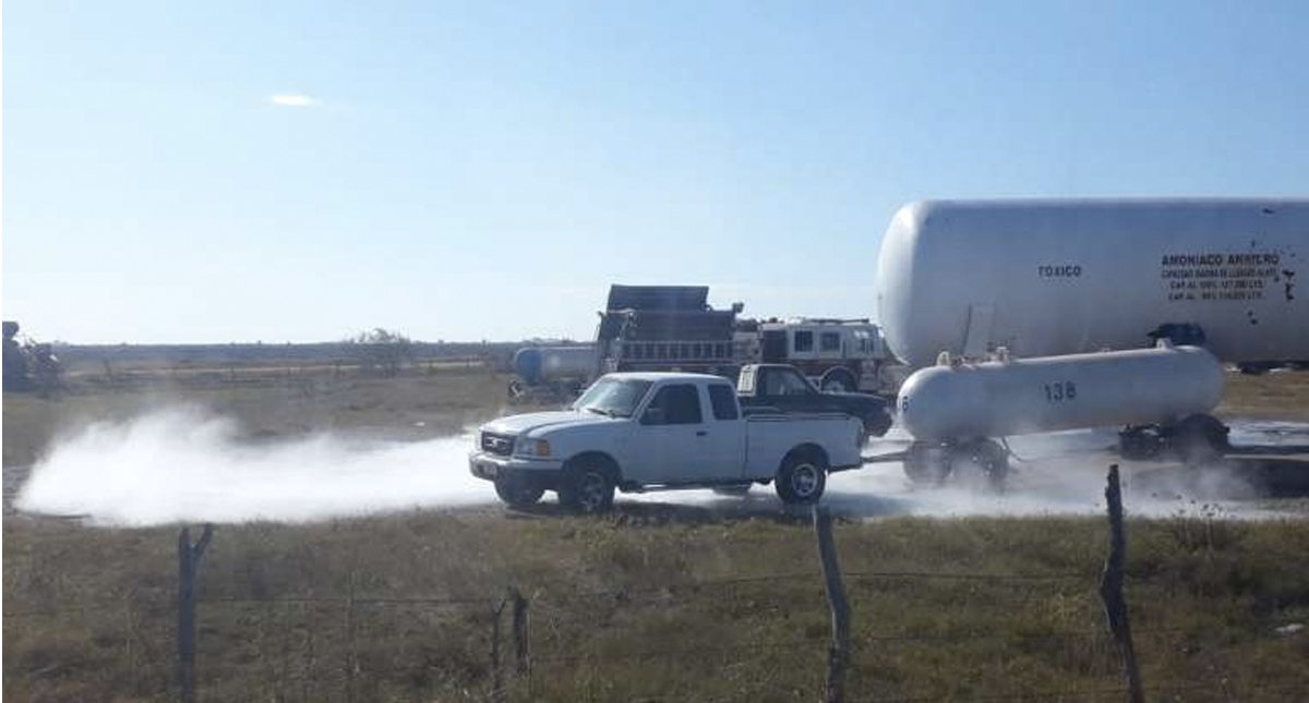 #Video Fuga de amoniaco en Sinaloa provoca evacuación
