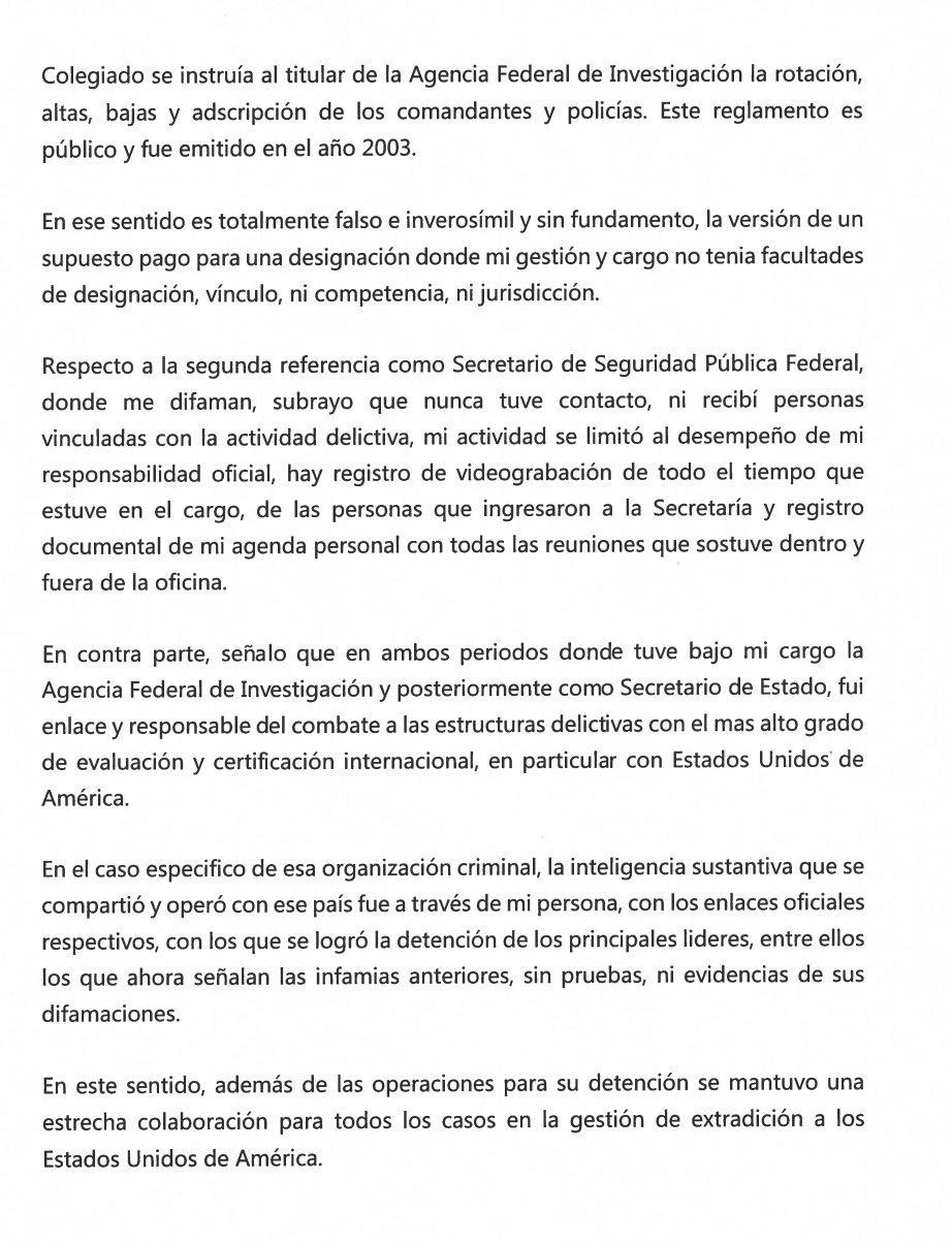 Genaro García Luna responde a testimonio de 'El Rey' Zambada - genaro-garcia-luna-responde-testimonios-2