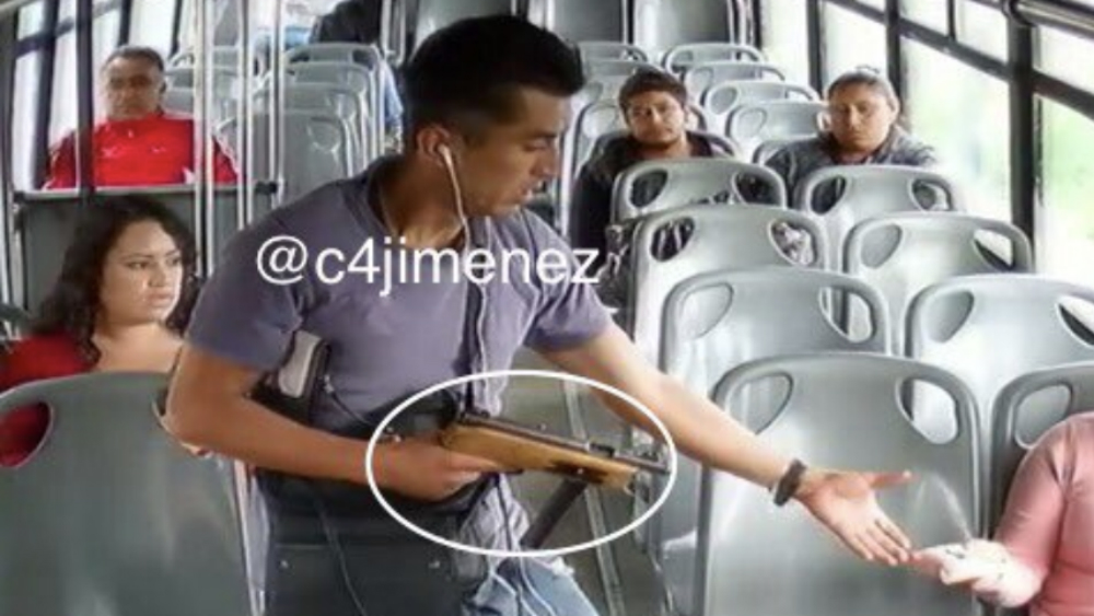 #Video Captan modus operandi de asaltante muerto por policía en Iztapalapa