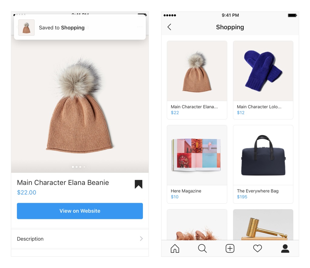 Instagram facilita las compras de cara a fiestas decembrinas - guardar