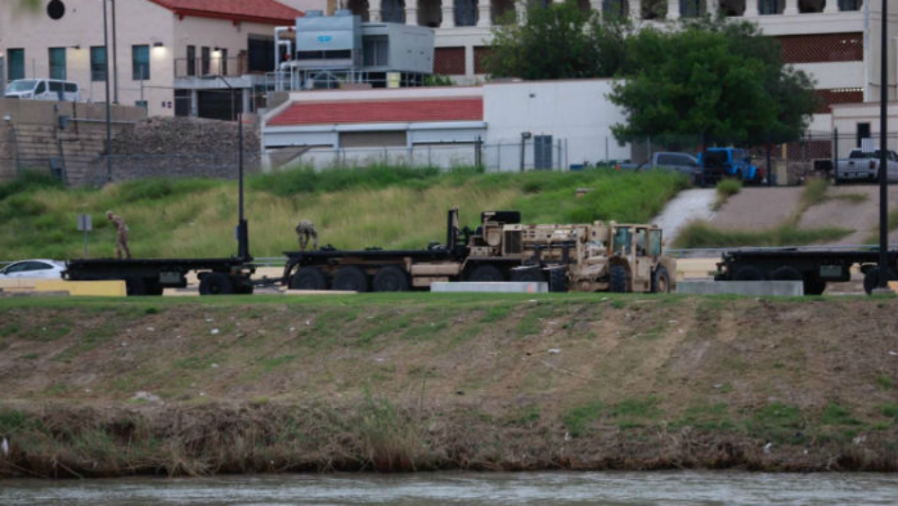 Guardia Nacional estadounidense llega a frontera con Nuevo Laredo