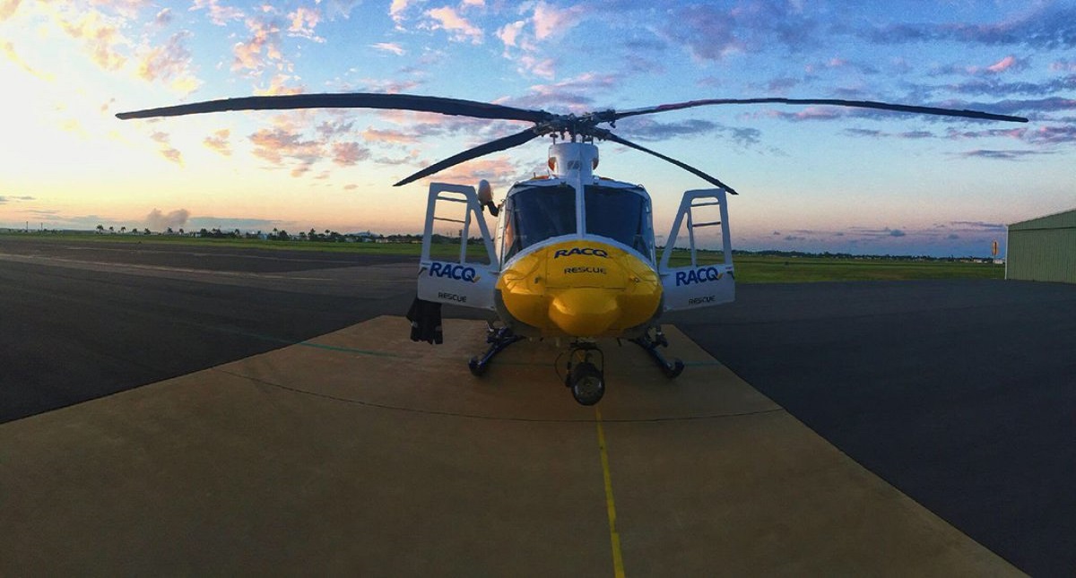 Tiburón mata a hombre en Australia - helicoptero-de-rescate