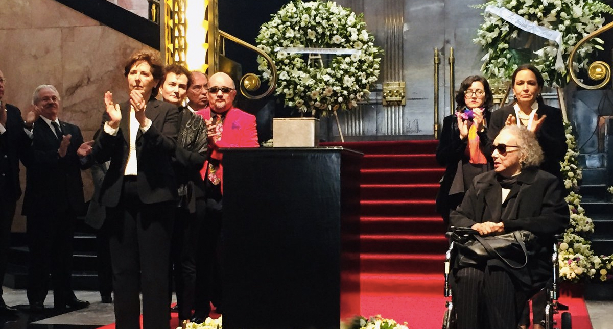 Rinden homenaje a Fernando del Paso en el Palacio de Bellas Artes