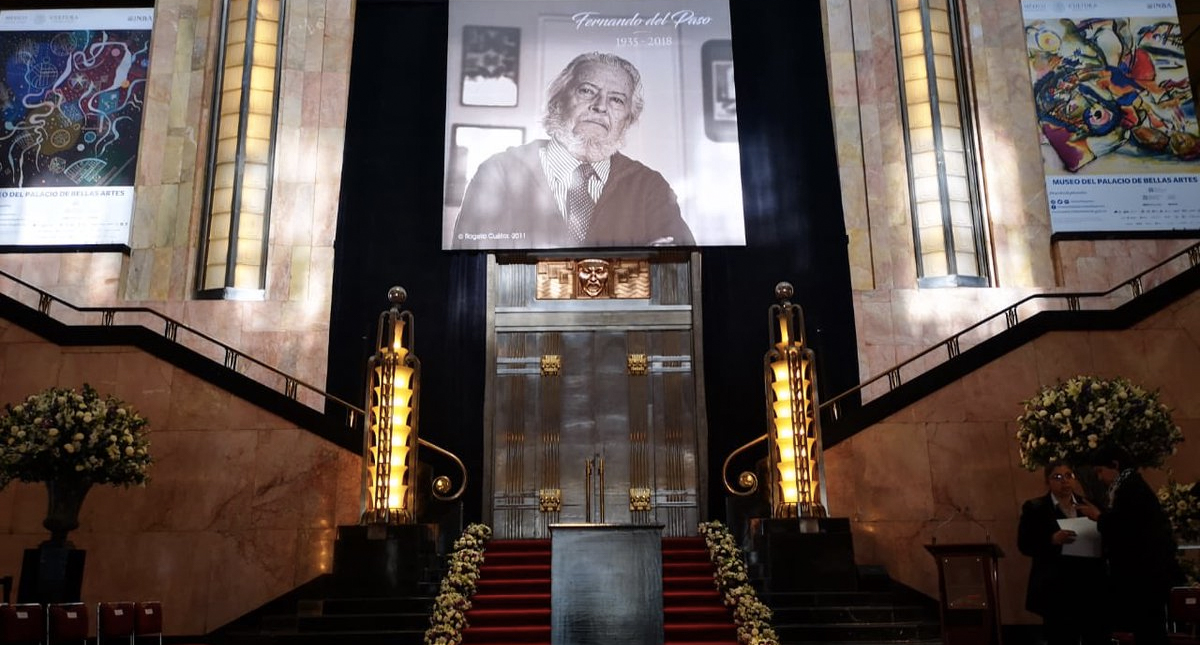 Rinden homenaje a Fernando del Paso en el Palacio de Bellas Artes - homenaje-en-bellas-artes-de-del-paso