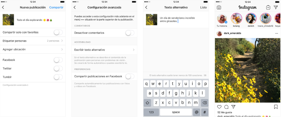 Instagram lanza herramienta para débiles visuales - image003