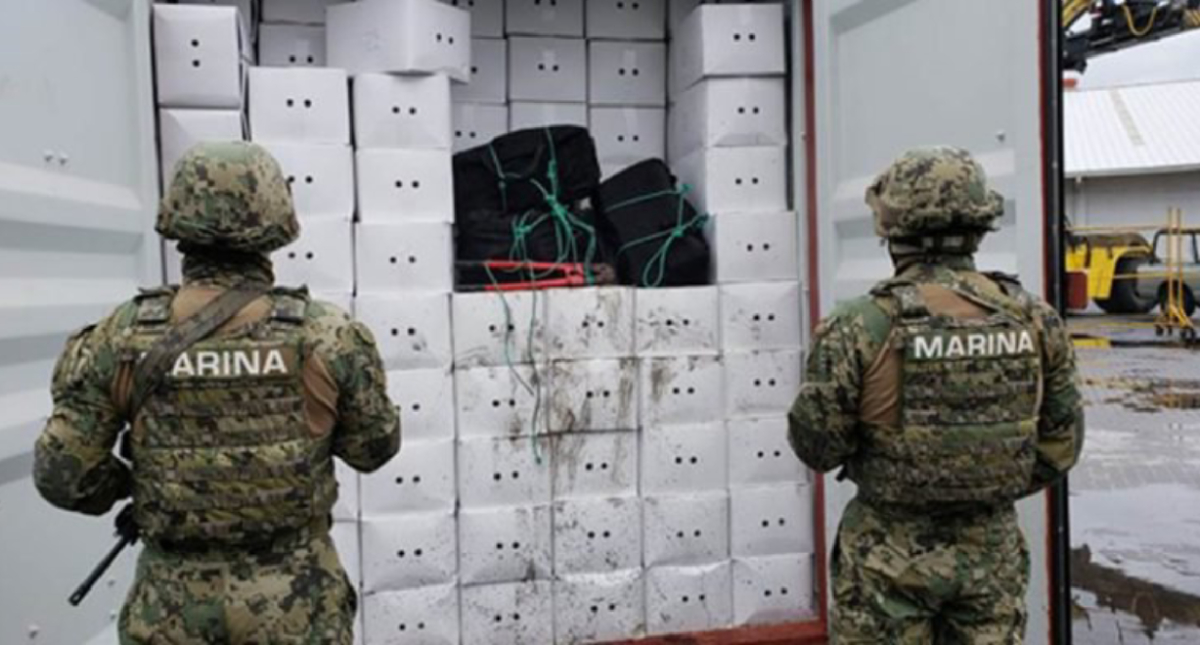 Aseguran 100 kilogramos de cocaína en Manzanillo Aseguran 100 kilogramos de cocaína en Manzanillo