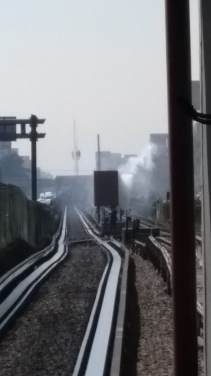 Incendio en la Línea 2 del Metro fue provocado por antigüedad de cables - incendio-en-vias-entre-metro-xola-y-villa-de-cortes