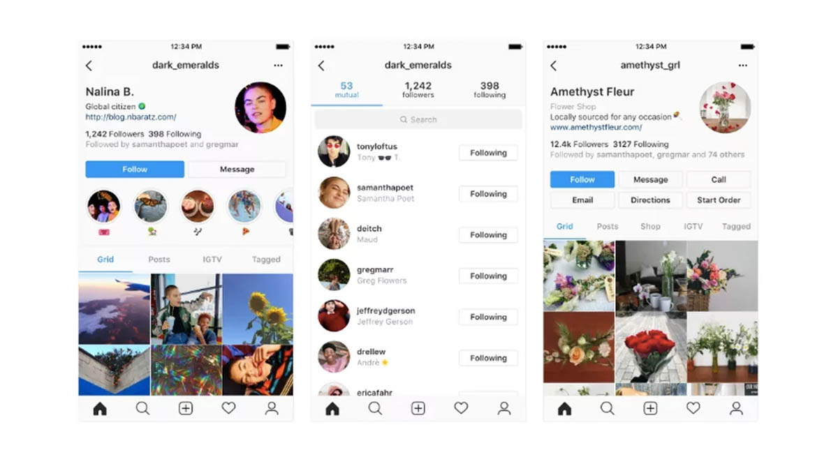 Instagram probará nuevos diseños para perfiles de usuarios - instagram-perfiles-2